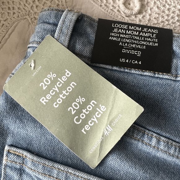 H&M Loose Mom Jean, US 4 - Picture 3 of 4
